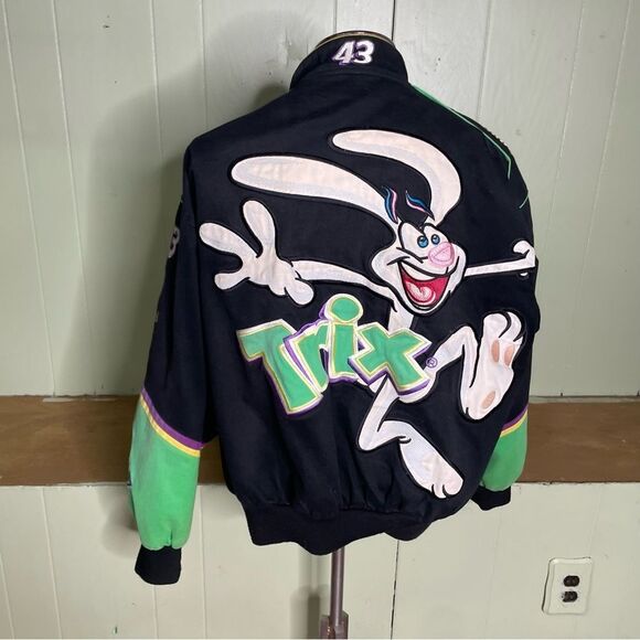 Vintage Trix NASCAR Jacket Mens XL JH Design Bobby LaBonte Racing Rare HTF!‎ - Picture 1 of 11